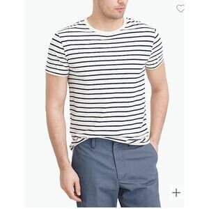NWT JCrew Factory Mens Slim broken-in striped tee Size Medium
